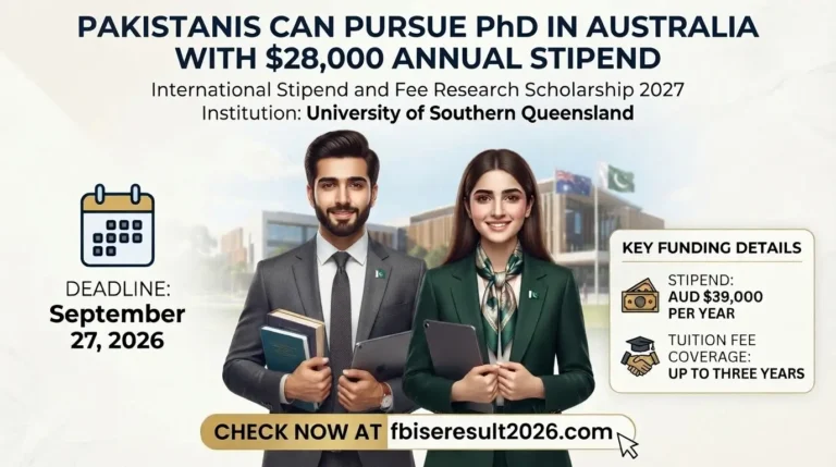 Australia Announces Fully Funded PhD Opportunity for Pakistani Students