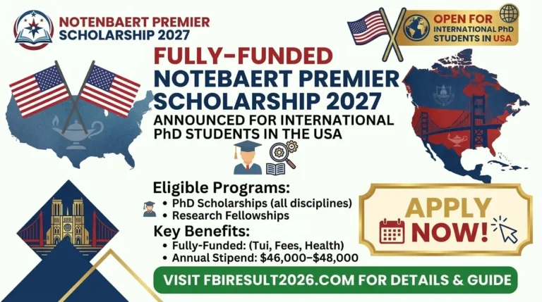 Fully-Funded Notebaert Premier Scholarship 2027 Opens for International PhD Students in USA