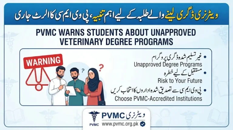 PVMC Warns Students About Unapproved Veterinary Degree Programs